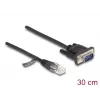 Tīkla kabelis DeLOCK 88008 melns 0,3 m RJ-45