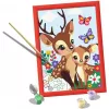 Gleznošanas pēc numuriem komplekts Ravensburger CreArt Happy Deer — numurēts audekla gleznošanas komplekts