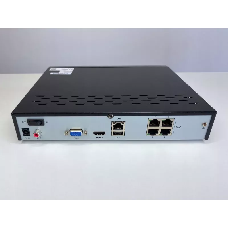Tīkla video ierakstītājs Reolink PN01-4 PoE, 4 kanālu NVR, H.264, PoE, HDMI, VGA, maks. 6 TB