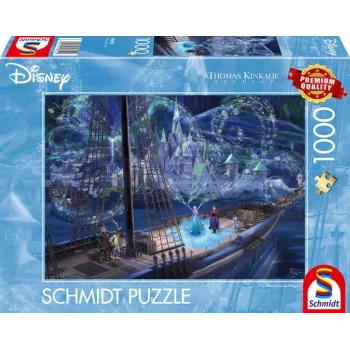 Thomas Kinkade Studios: Disney - Frozen Love and Magic, puzle 1000 gabali