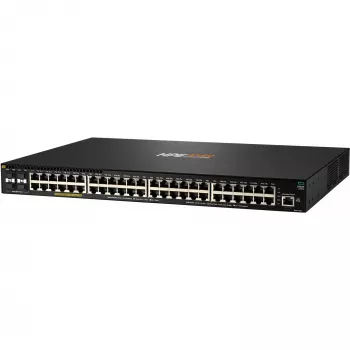 HPE - Aruba sērija - slēdzis - 2930F 48G PoE+ 4SFP - L3 - pārvaldāms - 48 x 10/100/1000 (PoE+) + 4 x Gigabit SFP (augšupsaites) uzstādāms statnē PoE+ (740 W)