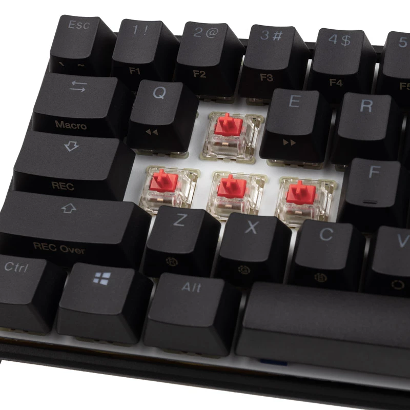 Ducky Mecha Pro SF tastatūra, spēlēm, USB, ASV angļu, melna