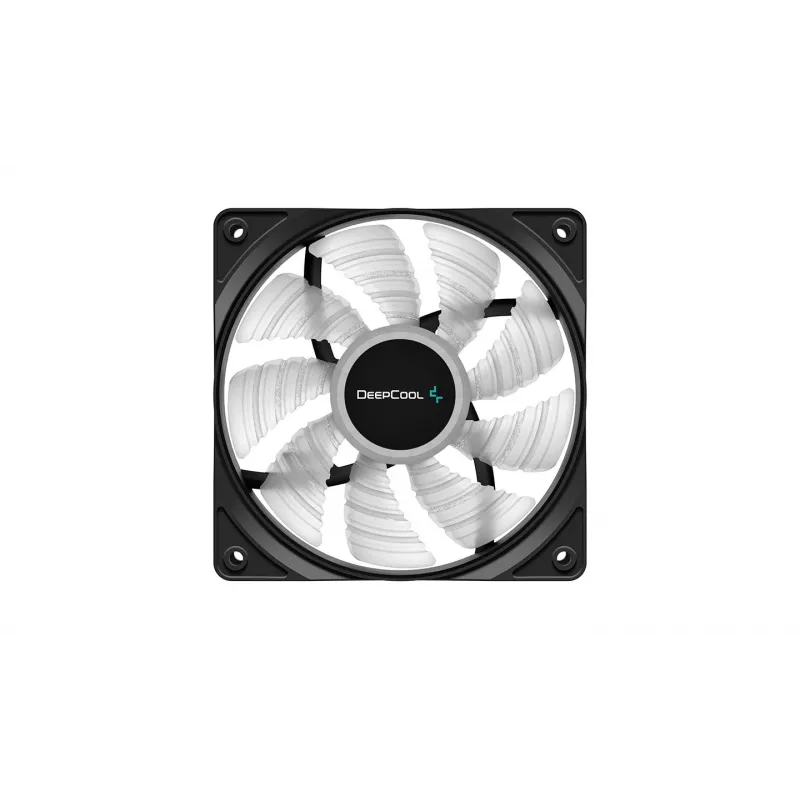 DeepCool RF120B Datora korpusa ventilators 12 cm Melns, Caurspīdīgs 1 gab.