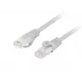 Tīkla kabelis LANBERG PCU6-10CU-1000-S Cat6 U/UTP RJ-45 taisnais 10 m Pelēks