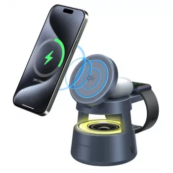 Bezvadu lādētājs 4smarts 541327 USB Type-C iekštelpām pelēks