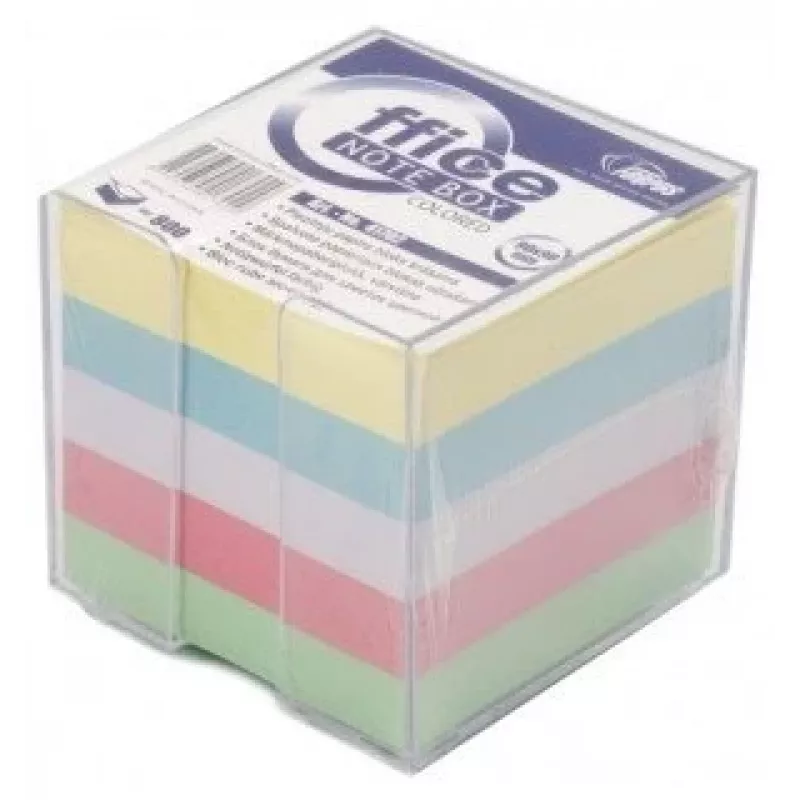 Piezīmju bloki Forpus 9x9 cm, asorti, nelīmēti, ar vāku (800) 0716-007