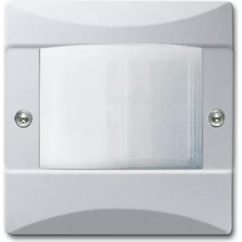 Bezvadu 180° UP sensors no busch jaeger — montāža pie griestiem/sienas, alumīnijs, 70×70×29 mm