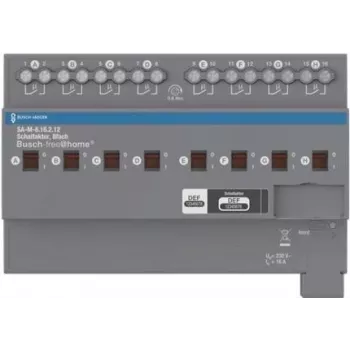 BUSCH-JAEGER SA-M-8.16.2.12 pārslēgšanas izpildmehānisms 8-kanālu 16A REG (2CDG510026R0021)