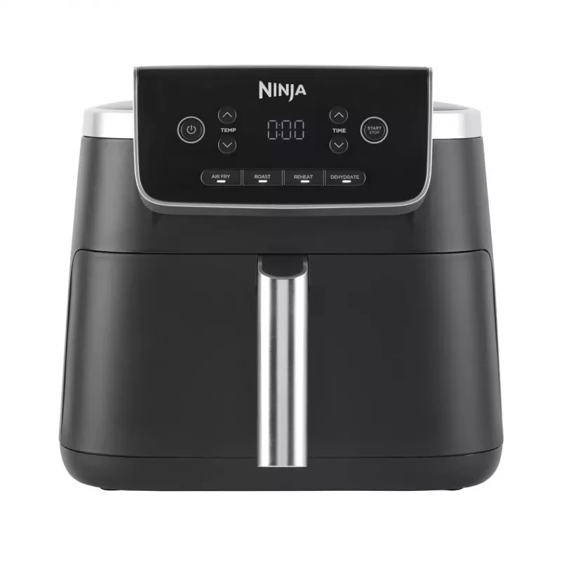 Karstā gaisa fritieris Ninja AF140EU viens 4,7 L 1750 W Melns, 4 programmas, LCD, kraukšķināšanas plāksne