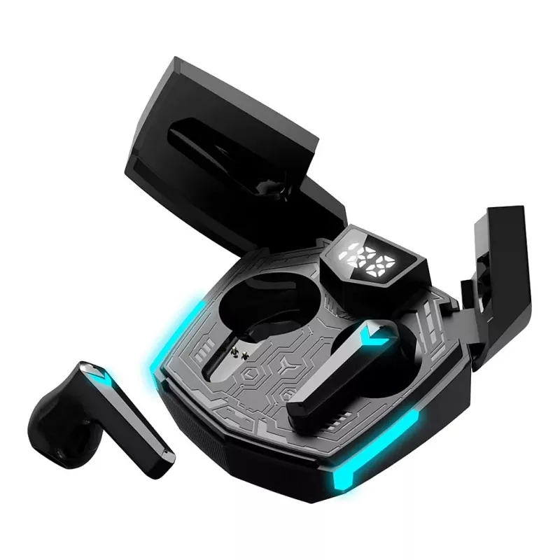 Canyon GTWS-2 Bezvadu austiņas ar auss āķi spēlēm USB Type-C Bluetooth uzlādes doks Melns (CND-GTWS2B)
