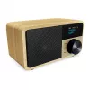 Galda radio Sangean DDR-7 Natural Wood FM AM Bluetooth, koka korpuss, FM/AM uztvērējs, Bluetooth audio