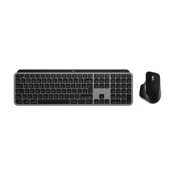 Logitech MX Keys S Combo for Mac, bezvadu, DE izkārtojuma tastatūras un peles komplekts, macOS optimizētas pogas un funkcijas