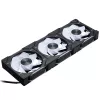 PHANTEKS D30-120 120mm ARGB korpusa ventilatori, melni, 3 gab.