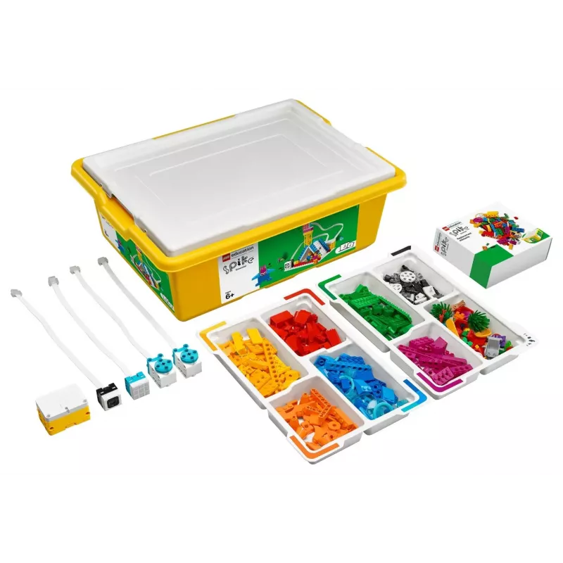 Izglītojošs robotikas un kodēšanas komplekts LEGO Education Spike Essential Set A+ 45345 — 449 elementi, vecumā no 6 gadiem