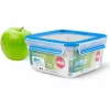 Pārtikas uzglabāšanas trauks EMSA Clip&Close 1,3 L kvadrātveida hermētisks, bez BPA, modelis 3110600387