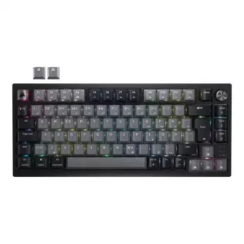 Mehāniskā spēļu tastatūra CORSAIR K65 PLUS Wireless — Nordic Melns, kompakts izkārtojums, USB Type-A