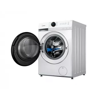 Veļas mašīna Midea MF200W80WB/W-HR, priekšējā ielāde, 8 kg, 1400 apgr./min, LCD, tvaiks, 60 cm plata