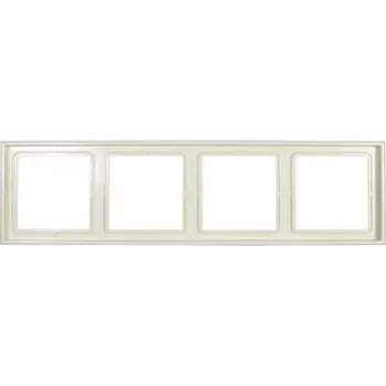 Jung 4-vietīgs rāmis LS 990 krēmbalts LS984W (LS984W)