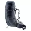 Deuter Aircontact Lite 45+10 SL sieviešu pārgājienu mugursoma, melna