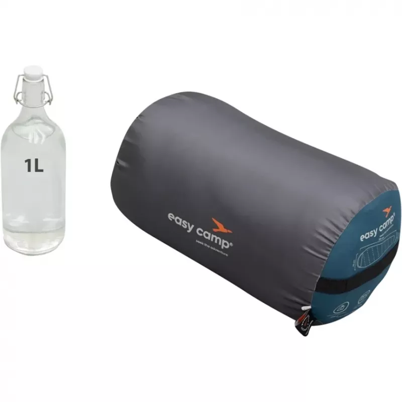 Guļammaiss easy camp Raven I Mūmijas 5°C Petrol (Modelis 2025)