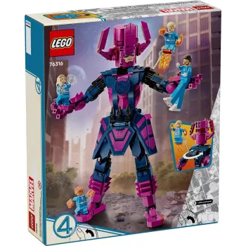LEGO konstruktors Marvel Super Heroes 76316 — Fantastiskais četrinieks: Galactus minifigūru komplekts, 427 detaļas, 4 minifigūras, vecumam 9+