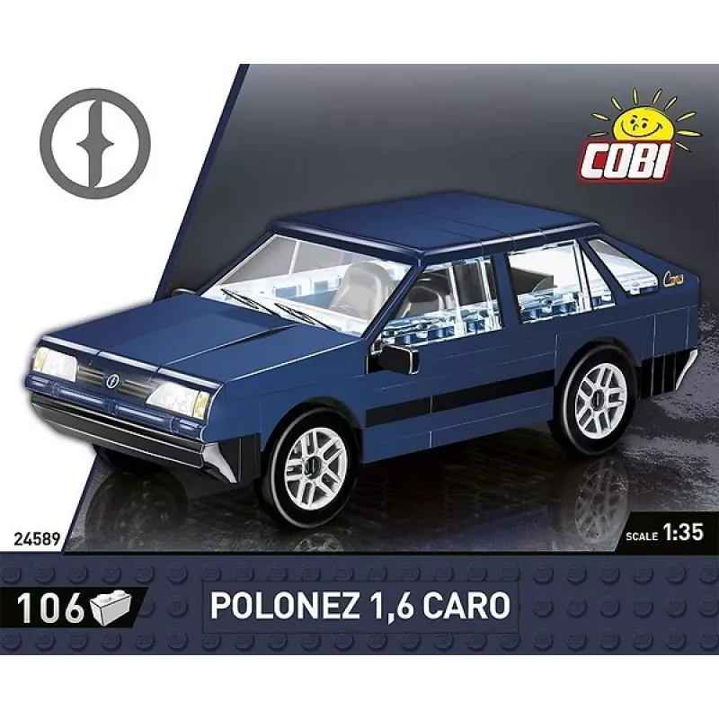 Cobi Polonez 1,6 Caro modelu komplekts — mērogs/modelis nav norādīts, plastmasas konstrukciju komplekts, MPN 24589