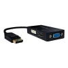 4K displayport uz DVI/HDMI/VGA pārveidotājs