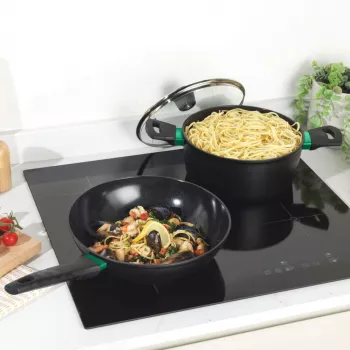 Panna Russell Hobbs 26 cm Verde Thermocollar RH03277EU7 — nepiedegoša, 26 cm