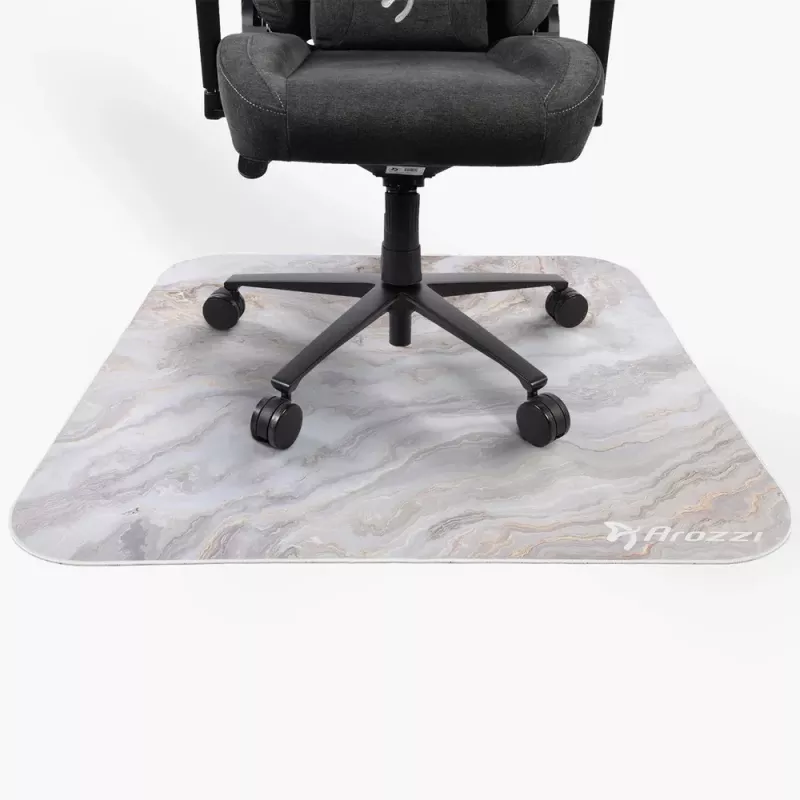Krēsla paklājiņš Arozzi AZ-ZONA-QTRO-WTM Marble Microfibre 1160×1160×3 mm