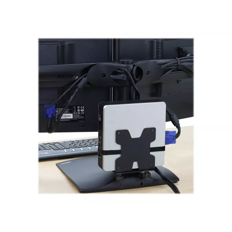 Uz galda stiprināms CPU turētājs Ergotron 80-107-200 melns