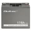 Qoltec 53046 AGM akumulators 12 V 17 Ah, maks. 255 A