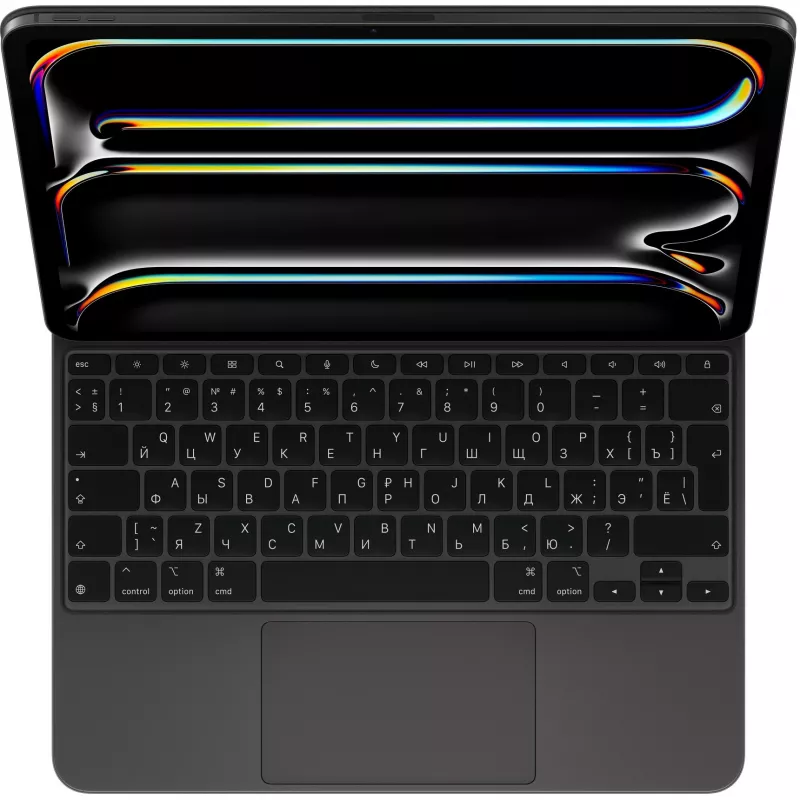 APPLE Magic Keyboard iPad Pro 13 collu (M4) — krievu — melns