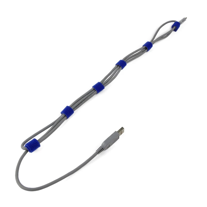LABEL THE CABLE LTC PRO Roll Strap, abpusējs āķa un cilpas rullis, 25 m dzeltens