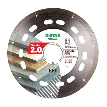 Dimanta asmens Distar Esthete 2.0 125 mm, urbums 22,23 mm