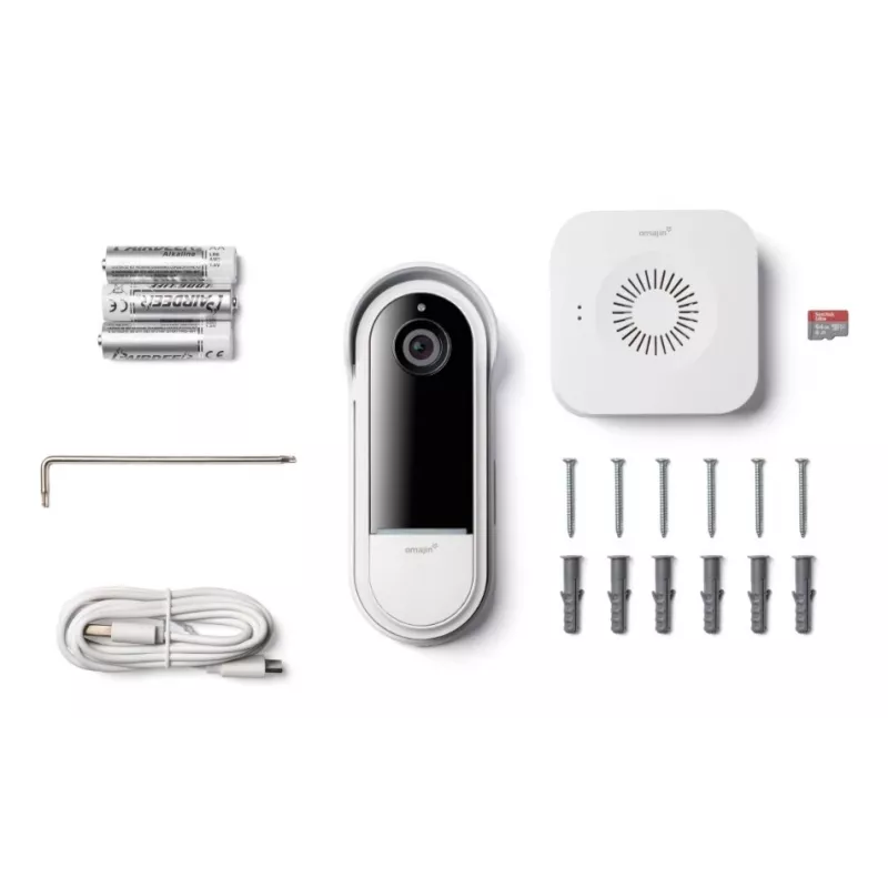 Durvju zvana signāls Omajin by Netatmo OVD-01-EU melns balts