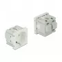 Strāvas kontaktligzda DELOCK 81320 CEE 7/3 3P+N+PE 250V 16A Balta ABS 45×45×43 mm