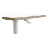 Computer desk top Leitz 65360001 Square Aluminium balta 600x800x750mm