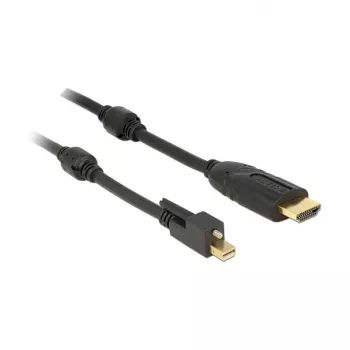 Video kabeļa adapteris DeLOCK 83731 Mini DisplayPort uz HDMI 3m Melns