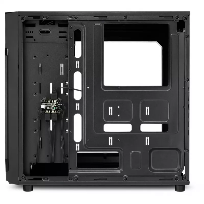 PC korpuss Sharkoon VG6-W RGB Midi Tower melns