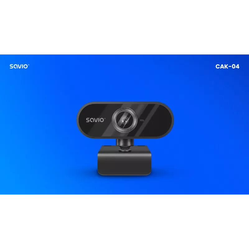 Savio CAK-04 tīmekļa kamera 720 MP 1280 x 720 pikseļi USB Melna