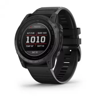 Garmin tactix 7 Standard Edition 010-02704-01 GPS viedpulkstenis, 51 mm, 3,56 cm (1,4") displejs, ar šķiedrām pastiprināts polimērs, silikona siksniņa, melns