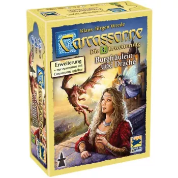 Carcassonne - Princese un pūķis, galda spēles 3. paplašinājums