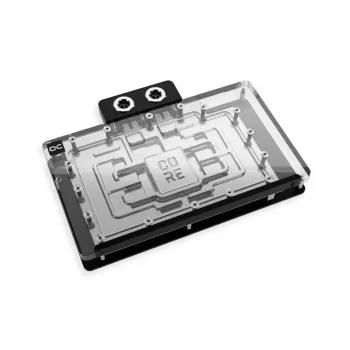 Aizmugurējā plāksne Alphacool 10268 Akrils Alumīnijs Hroms Varš Neilons Melns 160,8mm