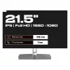 JAPANNEXT FHD skārienekrāna monitors 54,61 cm (21,5 inch) 1920x1080 pikseļi, IPS panelis, 8 ms, 75 Hz, AMD FreeSync, HDMI, skārienekrāns (JN-IPS2152FHDR-C65W-FLD-T)