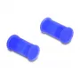 Portu putekļu aizsargs DELOCK 60672 DL4 pieslēgvietām, silikons, zils, 14×27×14 mm, 10 gab. iepakojumā
