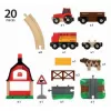 BRIO 33719 Lauku sētas vilcieniņš, 20 detaļas