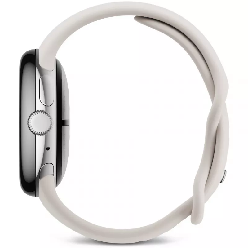 Google Pixel Watch 3 LTE sporta aproce 41 mm, sudraba/porcelāna