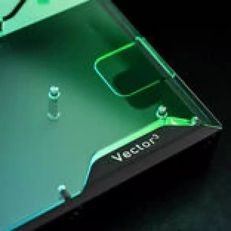 GPU ūdens bloks ek water blocks EK-Quantum Vector3 TUF RTX 5090 RGB — grafikas kartes dzesēšana, pilna pārklājuma saderīgs