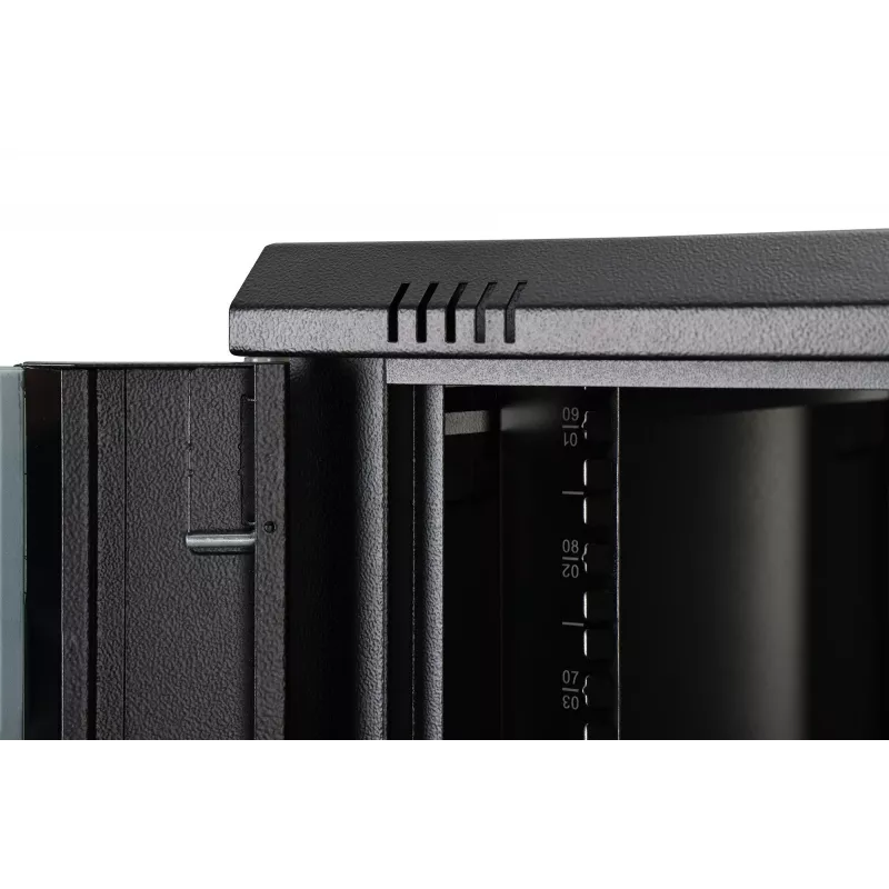 Pie sienas stiprināms tīkla skapis DIGITUS Dynamic-N 9U 19 collas 600x600 mm, IP20, atslēgas slēdzene, nesamontēts
