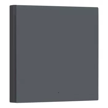 AQARA Smart Wall Switch H1 EU (bez nulles, vienas sviras) (WS-EUK01-G), pelēks - Zigbee sienas slēdzis ar releju